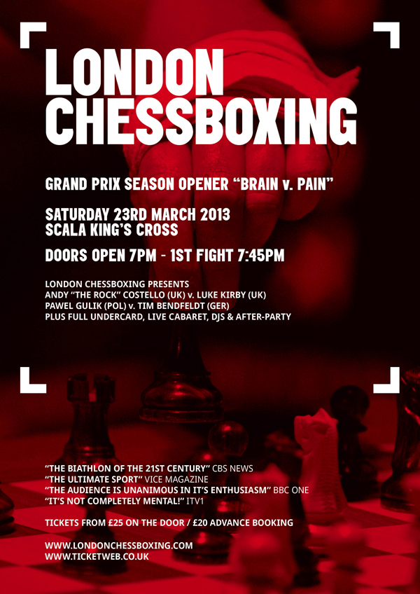 Scala Grand Prix Poster - 2013 Brain vs Pain